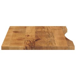 Dessus de bureau avec courbe 120x60x2,5 cm manguier massif brut 559360559360