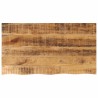Dessus de table 110x60x3,8cm bord vif bois massif manguier brut 559367559367