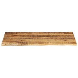 Dessus de table 110x60x3,8cm bord vif bois massif manguier brut 559367559367