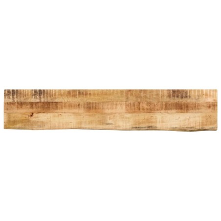 Dessus de table 140x40x3,8cm bord vif bois massif manguier brut 559370559370