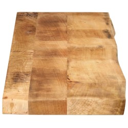 Dessus de table 160x40x3,8cm bord vif bois massif manguier brut 559371559371
