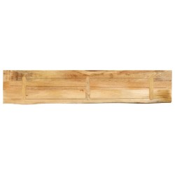 Dessus de table 160x40x3,8cm bord vif bois massif manguier brut 559371559371