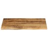 Dessus de table 70x60x3,8 cm bord vif bois massif manguier brut 559372559372