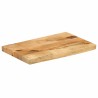 Dessus de table 50x40x3,8 cm bord vif bois massif manguier brut 559373559373