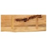 Dessus de table 70x20x2,5 cm bord vif bois massif manguier brut 559374559374