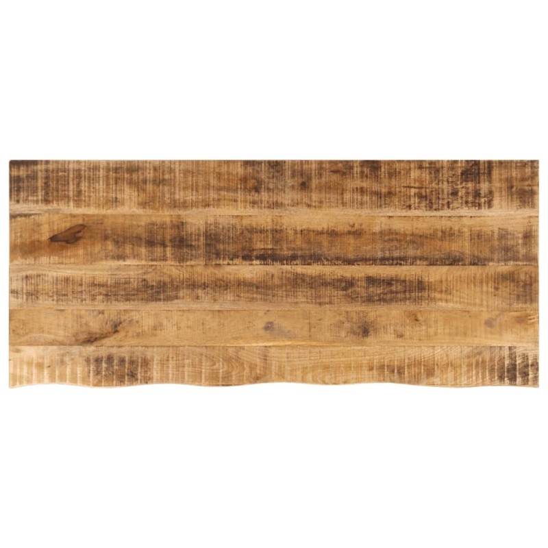 Dessus de table 140x60x2,5cm bord vif bois massif manguier brut 559376559376