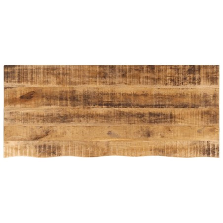 Dessus de table 140x60x2,5cm bord vif bois massif manguier brut 559376559376