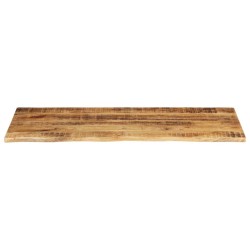 Dessus de table 140x60x2,5cm bord vif bois massif manguier brut 559376559376