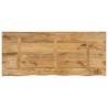 Dessus de table 140x60x2,5cm bord vif bois massif manguier brut 559376559376