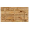 Dessus de table 120x60x3,8cm bord vif bois massif manguier brut 559379559379