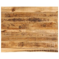 Dessus de table 100x80x3,8cm bord vif bois massif manguier brut 559381559381