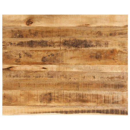 Dessus de table 100x80x2,5cm bord vif bois massif manguier brut 559383559383