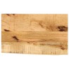Dessus de table 60x40x3,8 cm bord vif bois massif manguier brut 559385559385