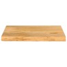 Dessus de table à bord vivant 40x20x2,5 cm bois massif manguier 559386559386