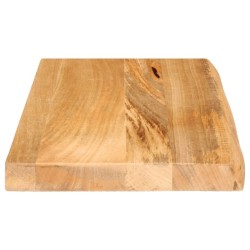 Dessus de table à bord vivant 40x20x2,5 cm bois massif manguier 559386559386