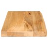 Dessus de table à bord vivant 40x20x2,5 cm bois massif manguier 559386559386