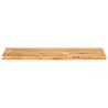 Dessus de table à bord vivant 100x20x2,5cm bois massif manguier 559387559387