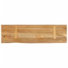 Dessus de table à bord vivant 100x20x2,5cm bois massif manguier 559387559387