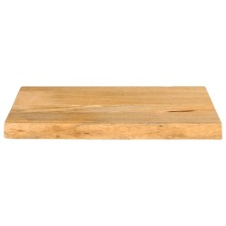 Dessus de table à bord vivant 50x20x2,5 cm bois massif manguier 559388559388