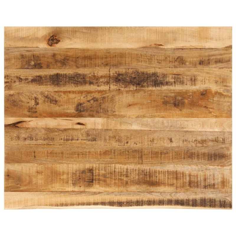 Dessus de table 90x80x3,8 cm bord vif bois massif manguier brut 559389559389
