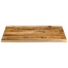 Dessus de table 90x80x3,8 cm bord vif bois massif manguier brut 559389559389