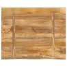 Dessus de table 90x80x3,8 cm bord vif bois massif manguier brut 559389559389