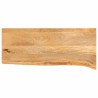 Dessus de table à bord vivant 80x20x2,5 cm bois massif manguier 559390559390