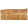 Dessus de table à bord vivant 80x20x2,5 cm bois massif manguier 559390559390