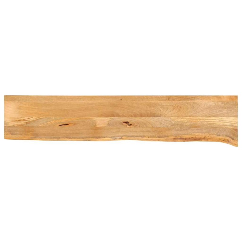 Dessus de table à bord vivant 180x20x2,5cm bois massif manguier 559392559392