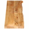 Dessus de table à bord vivant 180x20x2,5cm bois massif manguier 559392559392
