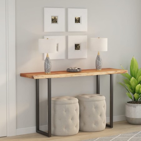 Dessus de table 110x40x2,5 cm rectangulaire bois massif acacia 559394559394