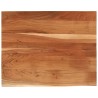 Dessus de table 110x80x3,8 cm rectangulaire bois massif acacia 559396559396