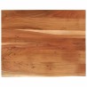 Dessus de table 100x80x3,8 cm rectangulaire bois massif acacia 559397559397
