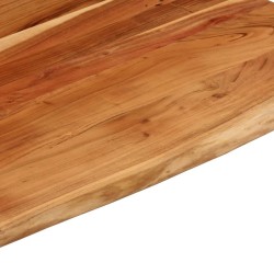 Dessus de table 100x80x3,8 cm rectangulaire bois massif acacia 559397559397