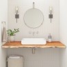 Comptoir de salle de bain 100x60x3,8 cm rectangulaire acacia 559399559399