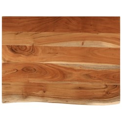 Comptoir de salle de bain 80x60x3,8 cm rectangulaire acacia 559400559400