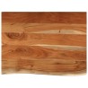 Comptoir de salle de bain 80x60x3,8 cm rectangulaire acacia 559400559400