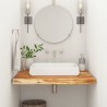Comptoir de salle de bain 60x60x3,8 cm carré bois massif acacia 559405559405
