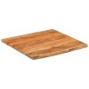 Comptoir de salle de bain 60x60x3,8 cm carré bois massif acacia 559405559405
