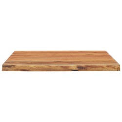 Comptoir de salle de bain 60x60x3,8 cm carré bois massif acacia 559405559405