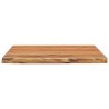 Comptoir de salle de bain 60x60x3,8 cm carré bois massif acacia 559405559405