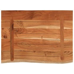 Comptoir de salle de bain 70x60x3,8 cm rectangulaire acacia 559406559406