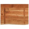 Comptoir de salle de bain 70x60x3,8 cm rectangulaire acacia 559406559406