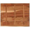 Dessus de table 90x80x3,8 cm rectangulaire bois massif d'acacia 559408559408