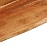 Dessus de table 90x80x3,8 cm rectangulaire bois massif d'acacia 559408559408
