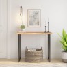 Dessus de table 100x40x2,5 cm rectangulaire bois massif acacia 559409559409