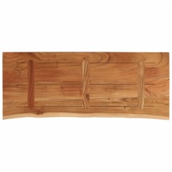 Dessus de table 100x40x2,5 cm rectangulaire bois massif acacia 559409559409