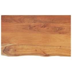 Comptoir de salle de bain 110x60x2,5 cm rectangulaire acacia 559410559410