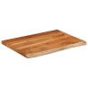 Comptoir de salle de bain 70x60x2,5 cm rectangulaire acacia 559411559411