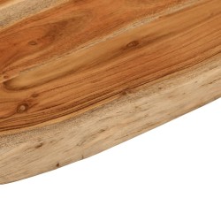 Comptoir de salle de bain 70x60x2,5 cm rectangulaire acacia 559411559411